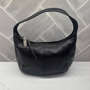 Vintage Coach Ergo Hobo 9219 Black Leather Shoulder Bag – 2002